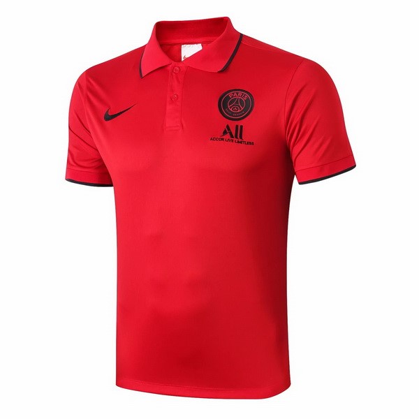 Polo Paris Saint Germain Negro Rojo 2019-2020